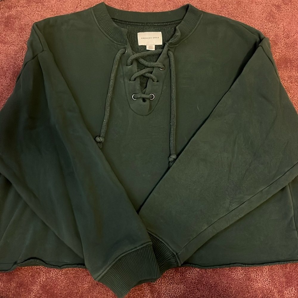 American Eagle tie sweatshirt, size small